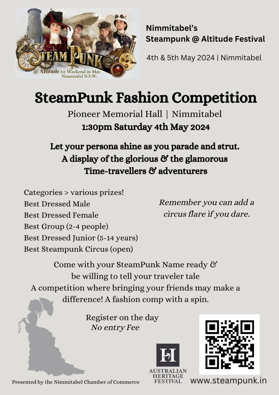 Competitions Nimmitabel Steampunk Festival